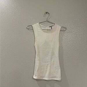 Off white Zara Elevated Tank